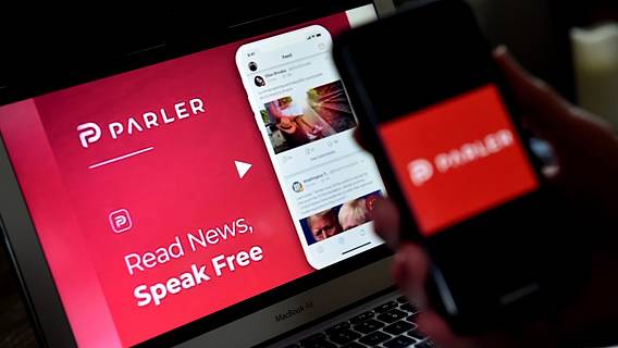 Parler возвращается к работе в онлайн после месячного перерыва