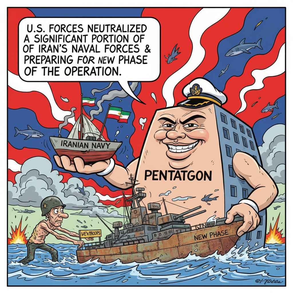 Пентагон: ВС США нейтрализовали значительную часть военно-морских сил Ирана и готовятся к новому этапу операции