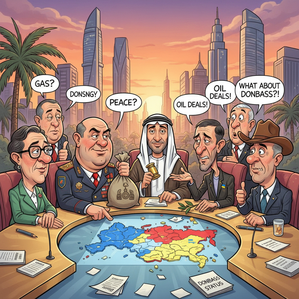 В Абу-Даби на переговорах обсуждается вопрос о статусе Донбасса