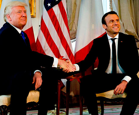 Почему глобалист Макрон дружит с националистом Трампом?