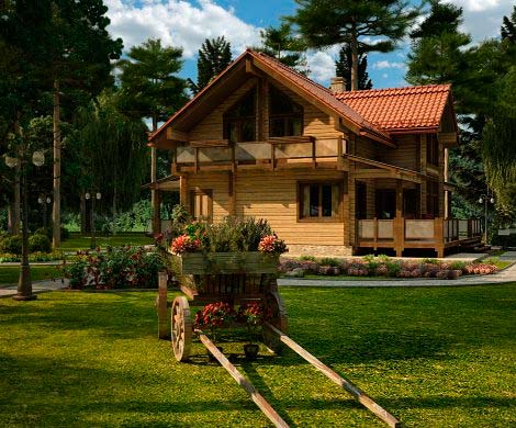 Почти каждый десятый дом в Подмосковье строится из клееного бруса 