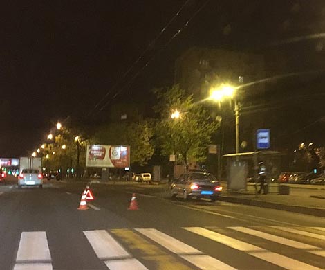 Под Тосно иномарка сбила мужчину насмерть