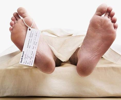 После смерти в теле человека начинают размножаться бактерии