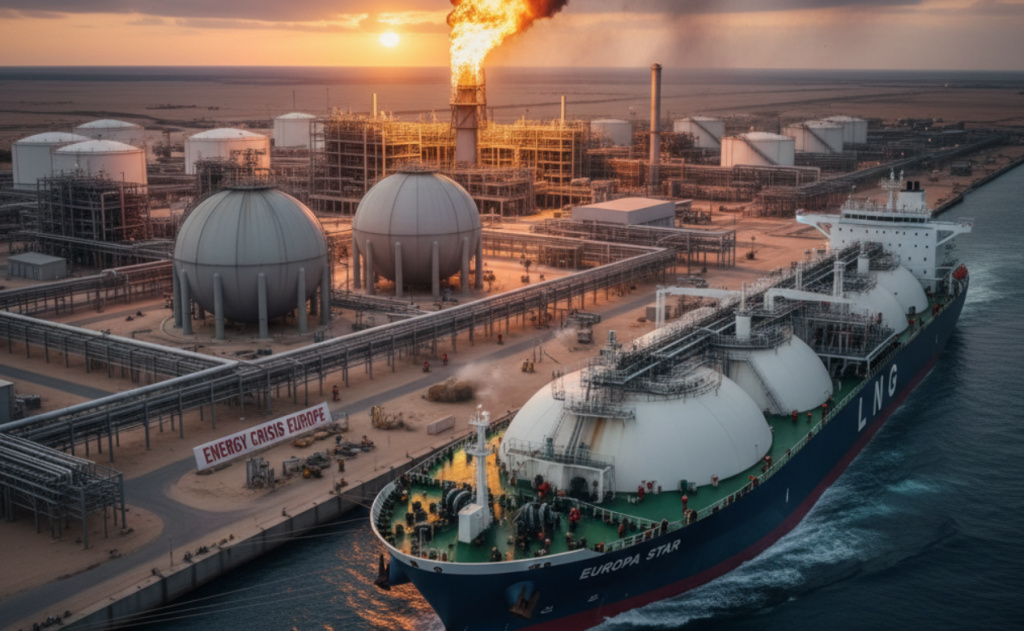 Пожар на катарском СПГ-заводе грозит Европе катастрофой