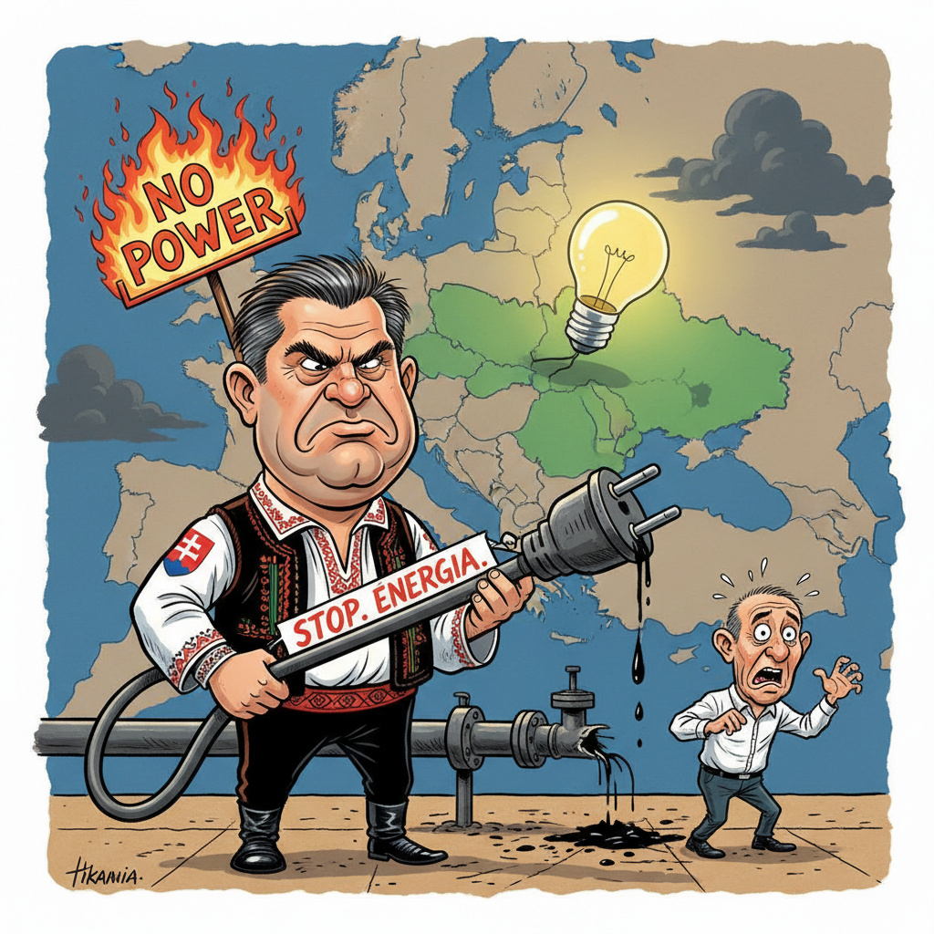 Премьер Словакии пригрозил Украине прекращением поставок электроэнергии из-за остановки транзита нефти