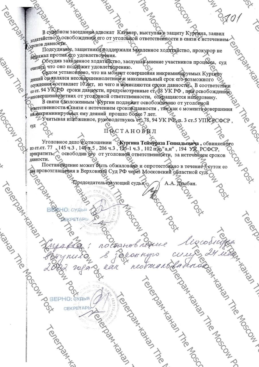 Преображение Тимофея Кургина