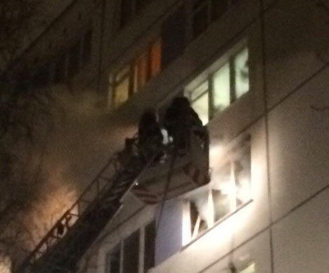 При пожаре в многоэтажке во Фрунзенском районе погиб мужчина‍