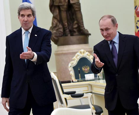 Путин и Керри четыре часа обсуждали терроризм, Сирию и Украину