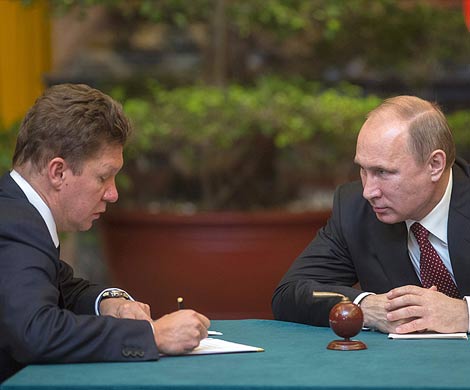 Путин и Миллер обговорили перспективы «Газпрома»