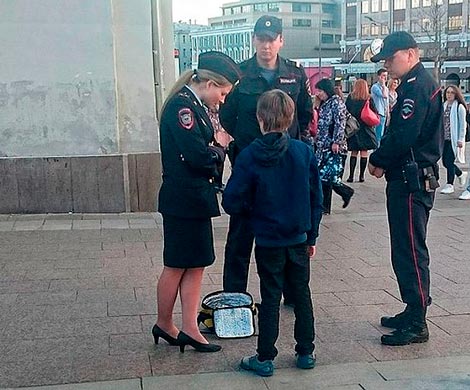 Путину доложили о задержании ребенка в центре Москвы