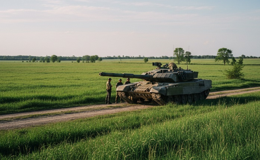 Рекламный буклет кончился окопом: «леопарды» и «абрамсы» застряли в реальности