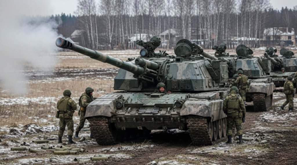 Российская артиллерия впервые нанесла удар по Краматорску