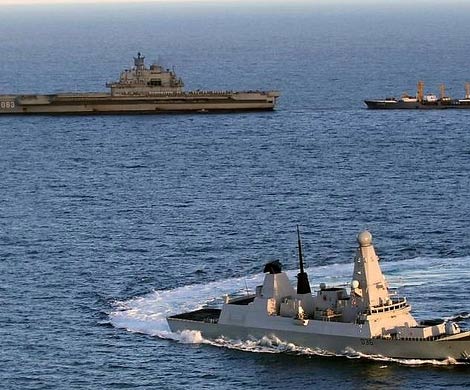 Российские военные корабли прибыли в Ла-Манш