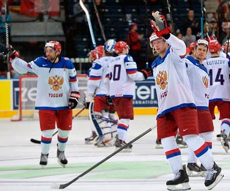Россия разгромила сборную Казахстана на чемпионате мира по хоккею