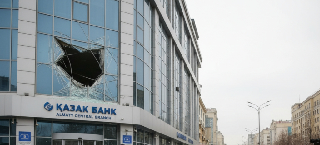 Россиян задержали по делу об ограблении банка в Казахстане