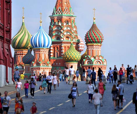 Россию в прошлом году  посетило на 13% больше иностранных туристов