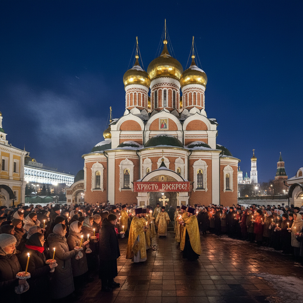 РПЦ предостерегла верующих от участия в несогласованных политических акциях на Пасху