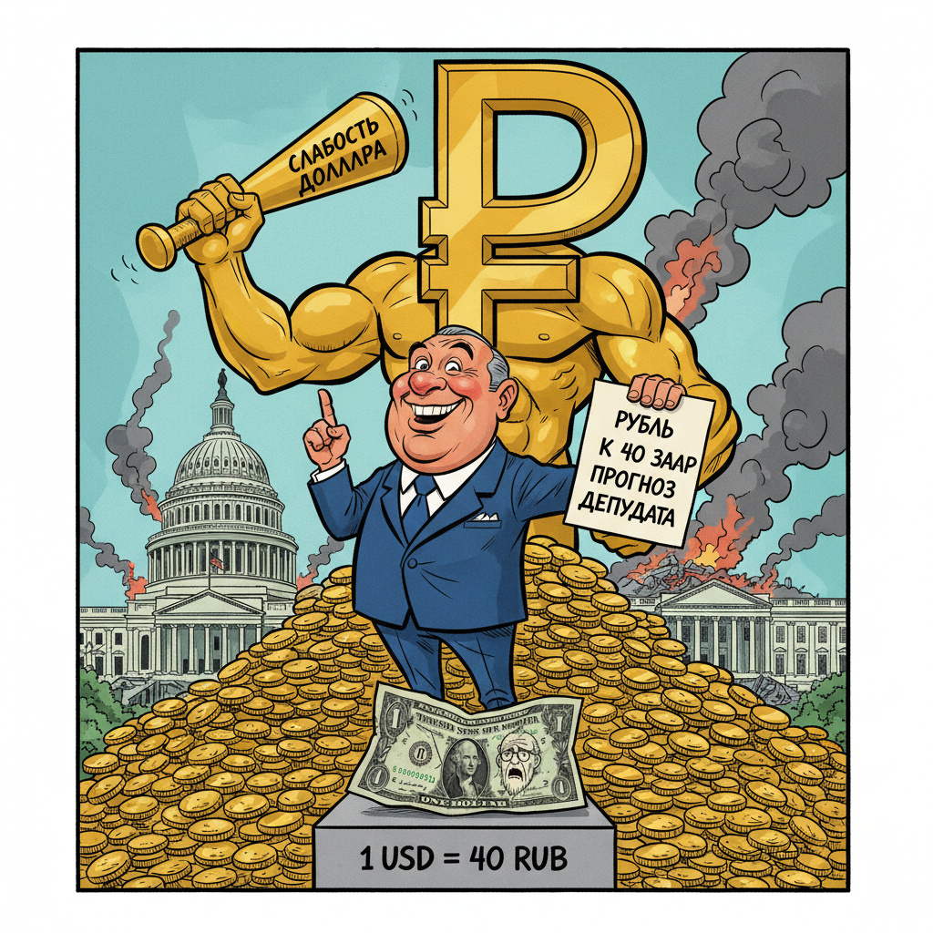 Глава комитета Госдумы допустил укрепление рубля до 40 рублей за доллар