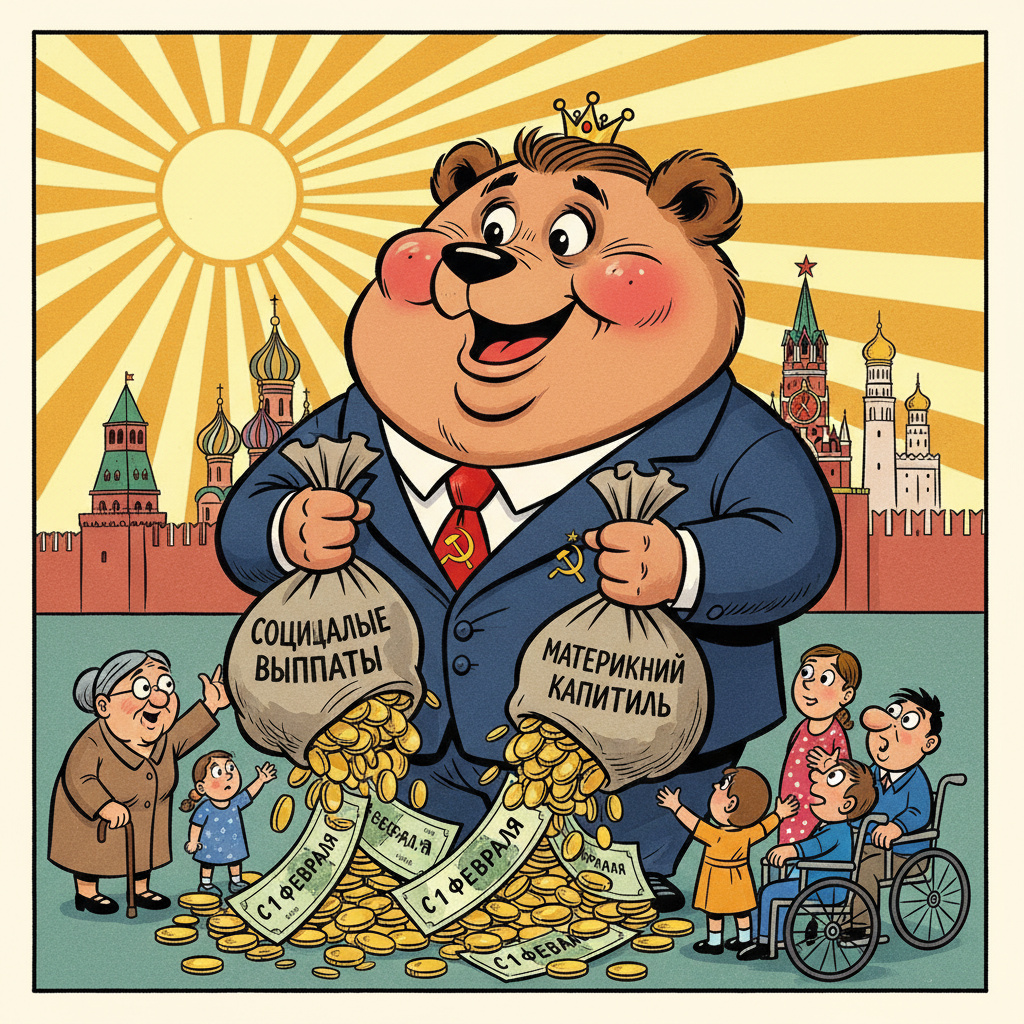 С 1 февраля в России выросли ключевые социальные выплаты и материнский капитал