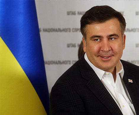 Саакашвили: Крым должны блокировать власти, а не активисты