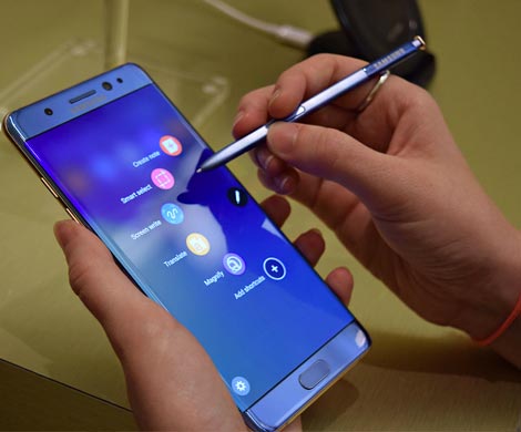 Samsung определила причину возгорания Galaxy Note 7‍