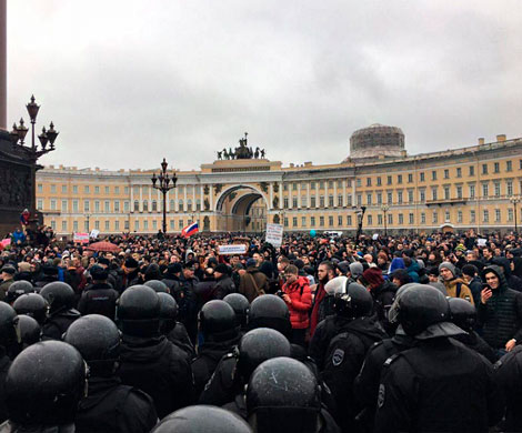 Санкт-Петербург стал лидером по числу протестов в России
