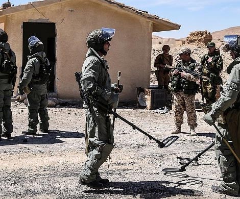 Саперы из РФ обнаружили крупный склад боеприпасов в Пальмире