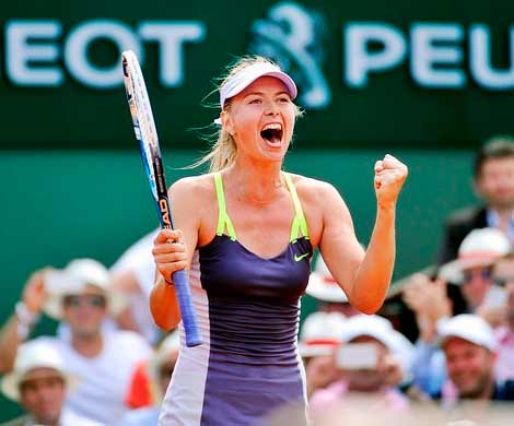 Шарапова стала полуфиналисткой турнира Roland Garros