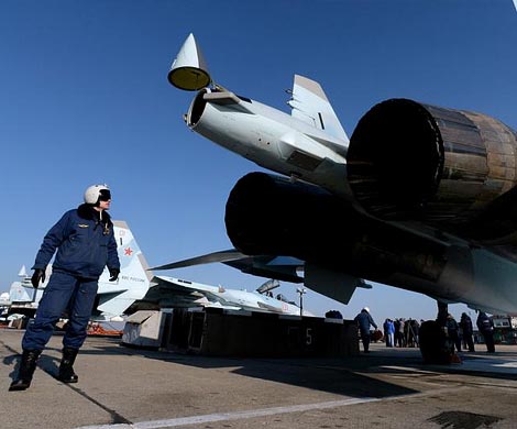 СМИ заявили о прибытии в Сирию четырех истребителей Су-35С ВСК РФ