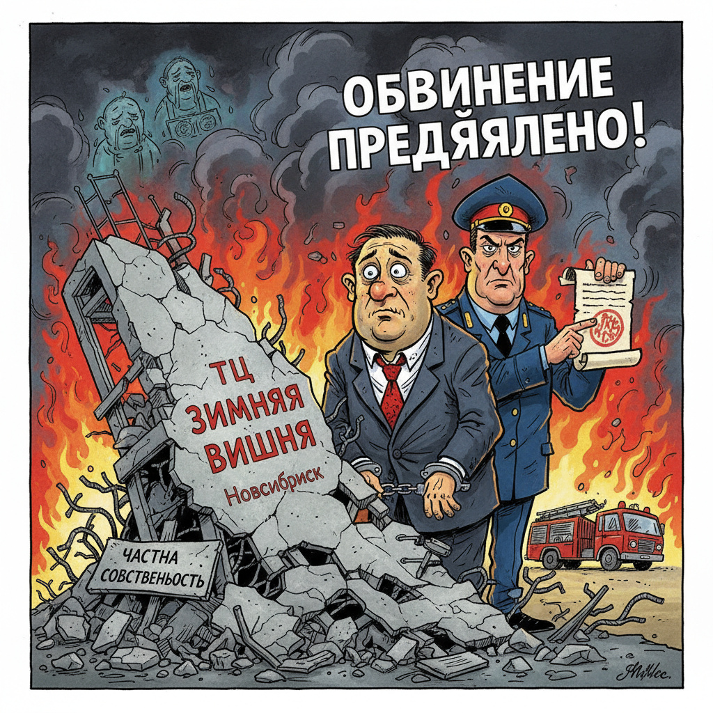 Собственнику обрушившегося ТЦ в Новосибирске предъявили обвинение