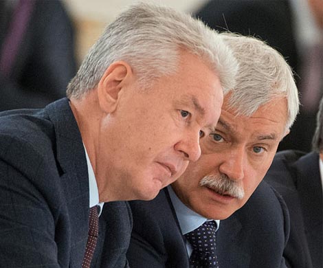 Собянин и Полтавченко станут лидерами объединенных списков единороссов