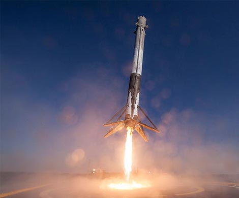 SpaceX во второй раз посадила первую ступень Falcon 9