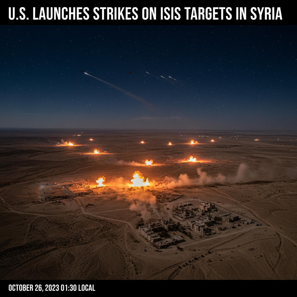 США нанесли серию ударов по объектам ИГ в Сирии