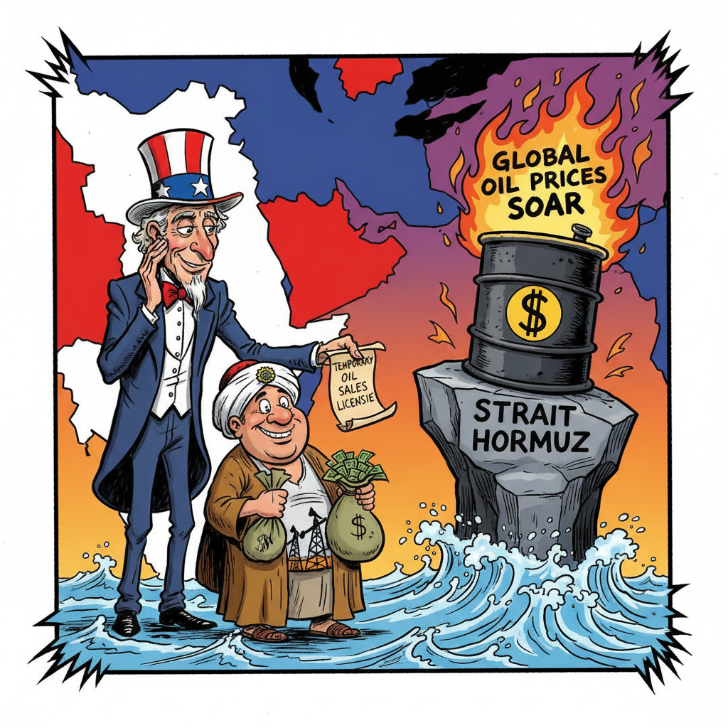 США выдали Ирану временную лицензию на продажу нефти на фоне роста цен из-за блокировки Ормузского пролива