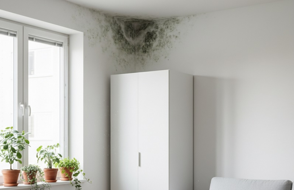 Стало известно, почему плесень на стенах появляется даже после обработки антисептиком