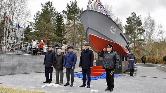 Стелу «Город трудовой доблести» в Тюмени украсит торпедный катер
