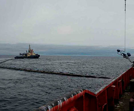 Судно с российским экипажем загорелось в Японском море‍