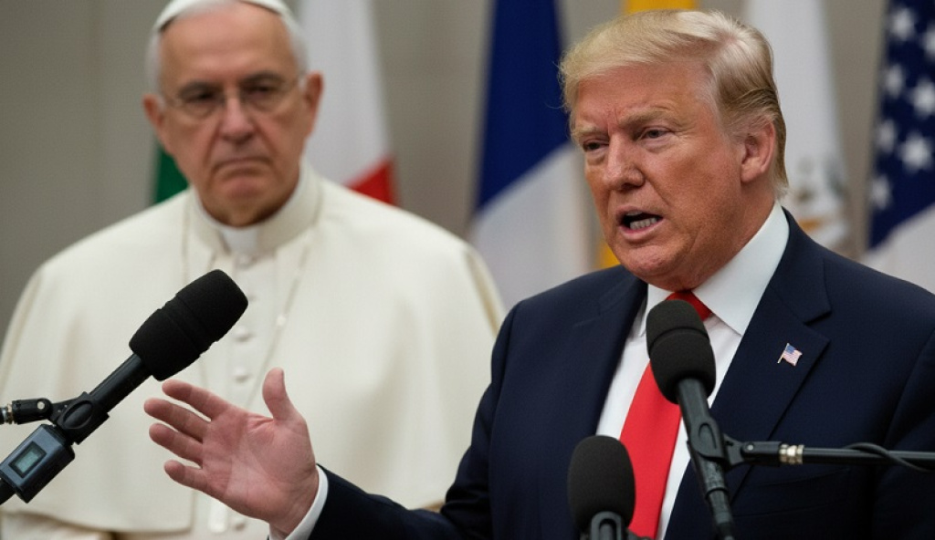 «Эй, кто-нибудь, передайте Папе»: Трамп устроил разнос понтифику