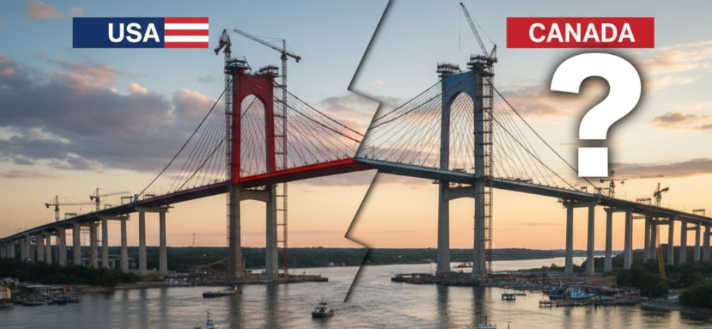 Трамп угрожает сорвать открытие моста в Канаде из-за доли США