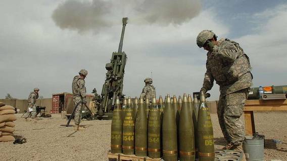Украина активно расходует боеприпасы в Бахмуте