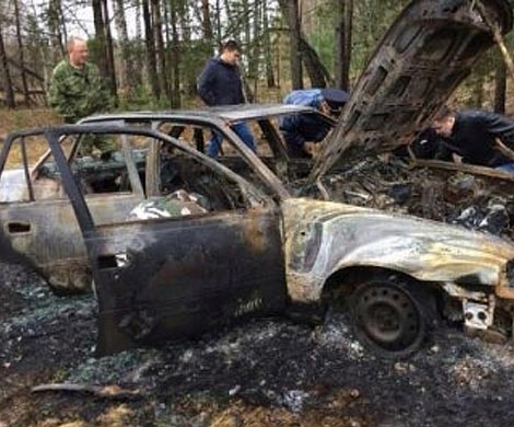 В Астраханской области вместе с автомобилем сожгли таксиста