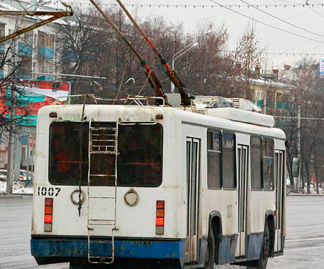 В Барнауле ребенку зажало голову дверями троллейбуса