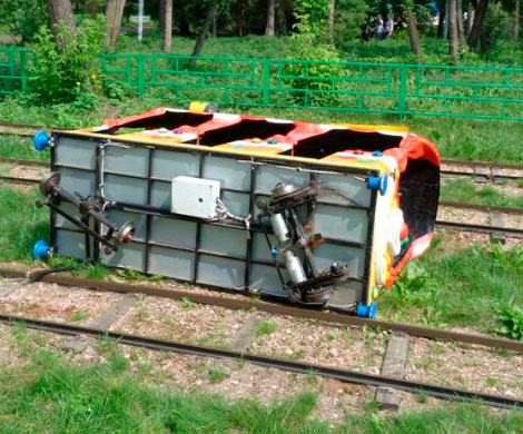 В Центральном парке опрокинулась кабинка с годовалым ребенком