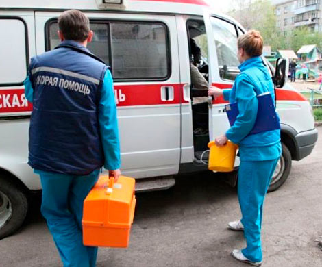 В центре Москвы пьяный пациент напал на врачей скорой помощи