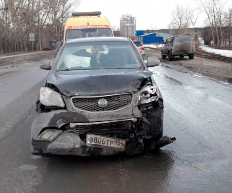 В ДТП в Советском районе Новосибирска пострадали трое детей