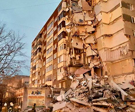 В Ижевске обрушилась часть многоэтажного дома