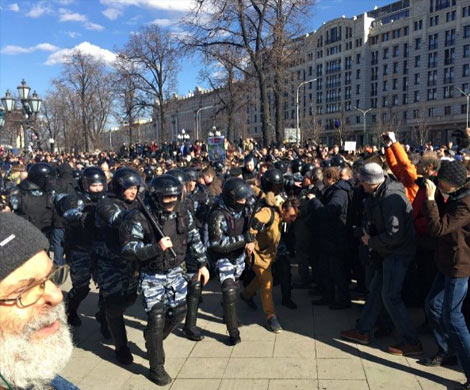 В Кремле отреагировали на антикоррупционный митинг в столице России