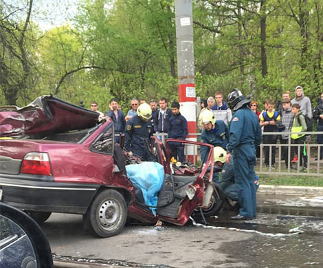В Нижнем Новгороде столкнулись четыре машины и два автобуса