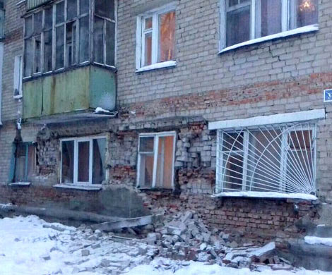 В Пензе произошло обрушение кирпичной кладки общежития‍