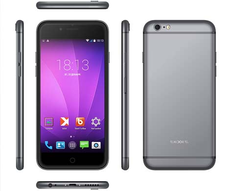 Компания teXet показала клон iPhone 6